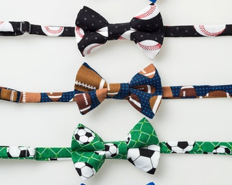 Boys Bow Ties - Sports Fan