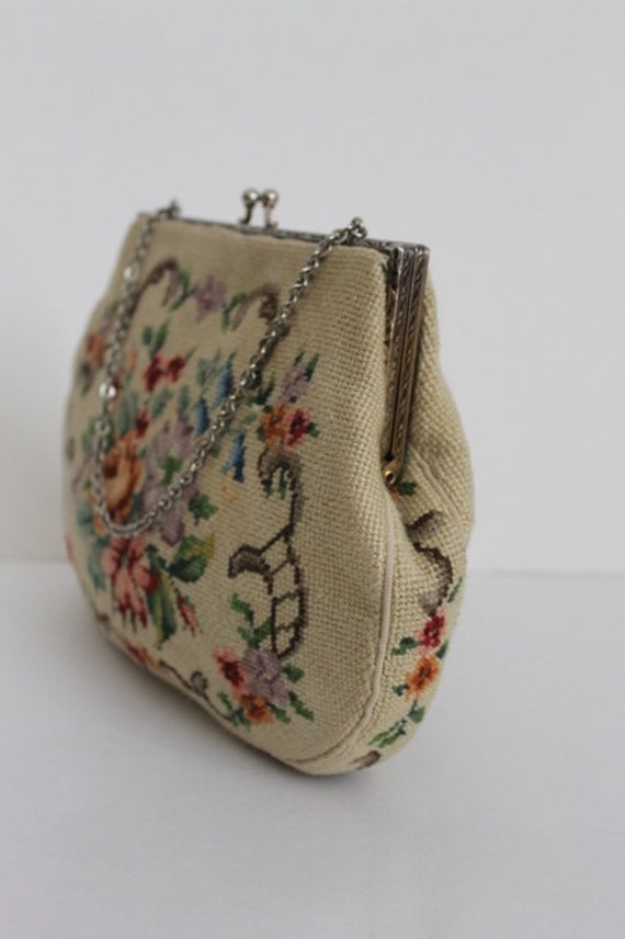 Vintage handbags|VINTAGE NEEDLE POINT Purses |194… - image 2