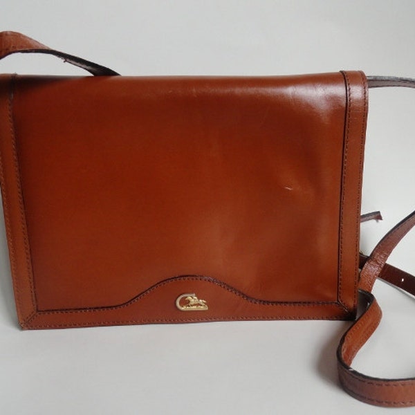 Vintage Italian  Leather  Shoulder /Envelope Handbag Purse