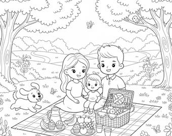 Libro para colorear Vida urbana acogedora – 30 escenas detalladas para imprimir (PDF)