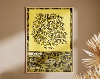 Mac DeMarco - Póster musical de This Old Dog / Impresión digital y física / Arte mural estético /