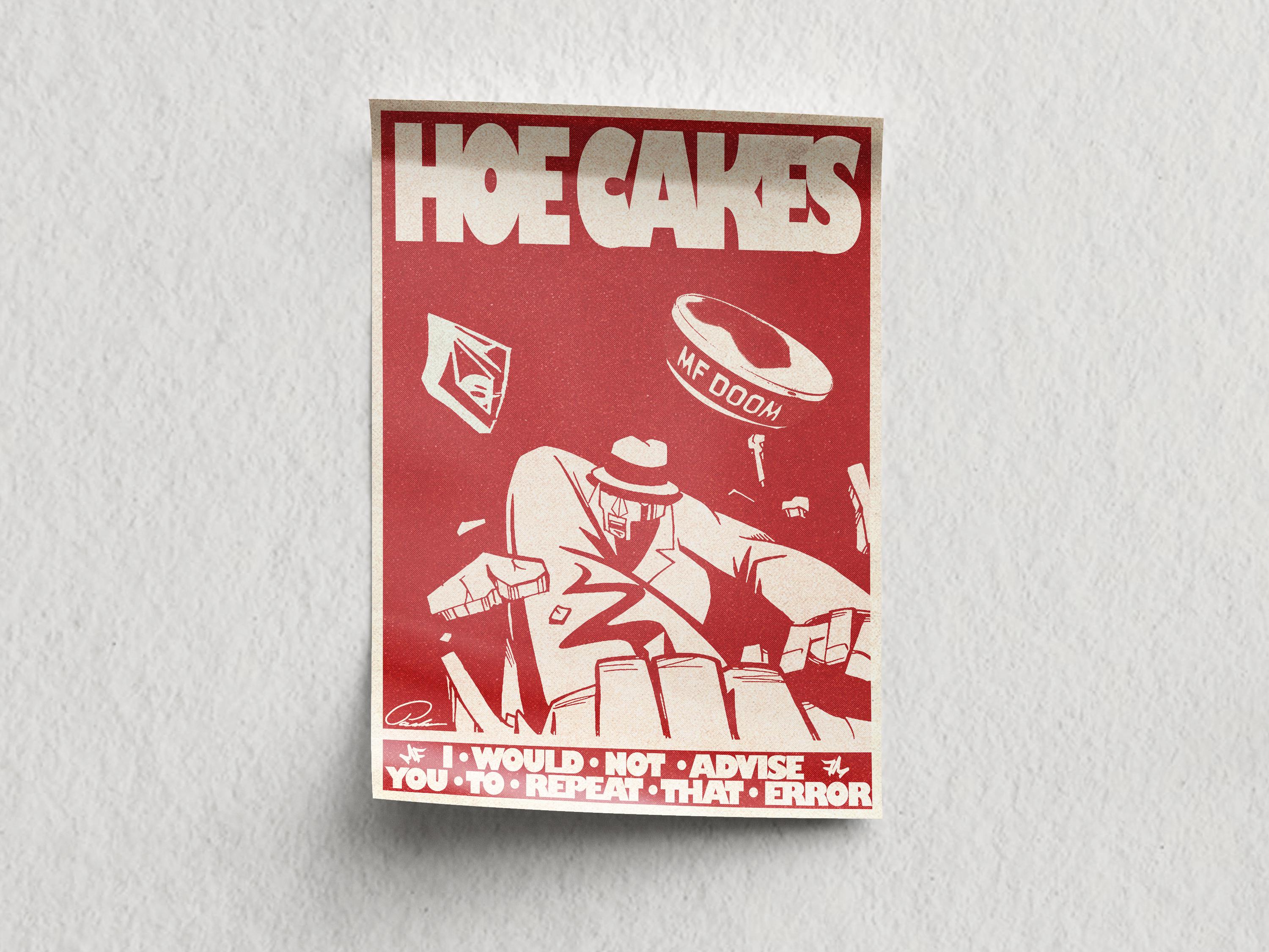 Hoe Cakes – MF DOOM Music Poster/wall Art - Etsy