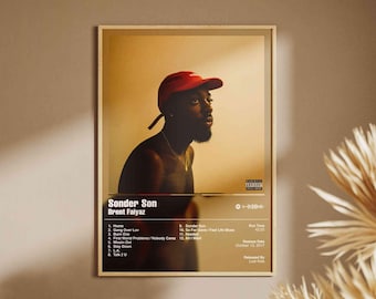 Brent Faiyaz - Sonder Son / Póster de música del álbum Premium / Impresión digital y física /