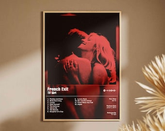 TV Girl - French Exit / Póster de música de álbum premium / Impresión digital y física /