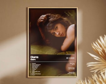 Clairo - Charm / Póster de música del álbum Premium / Impresión digital y física /