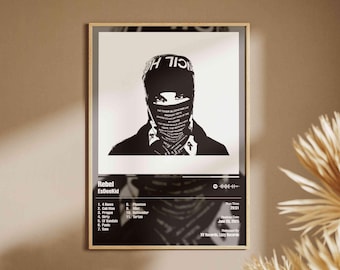 EsDeeKid - Rebel / Póster de álbum de música premium / Impresión digital y física /