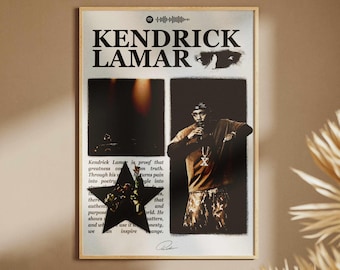 Póster/Arte de pared premium de Kendrick Lamar - "Greatness"