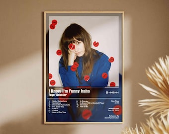 Faye Webster - I Know I'm Funny haha | Premium Album Music Poster | Digital & Physical