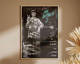 Mac DeMarco - 2 / Póster de música de álbum premium / Impresión digital y física /