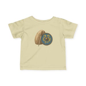 Baby Viking T-Shirt: Norse Shield and Sword Design