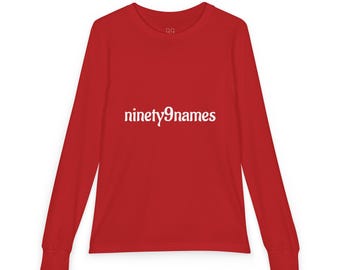 Ninety9Names Youth Long Sleeve Tee | Islamic Kids Apparel