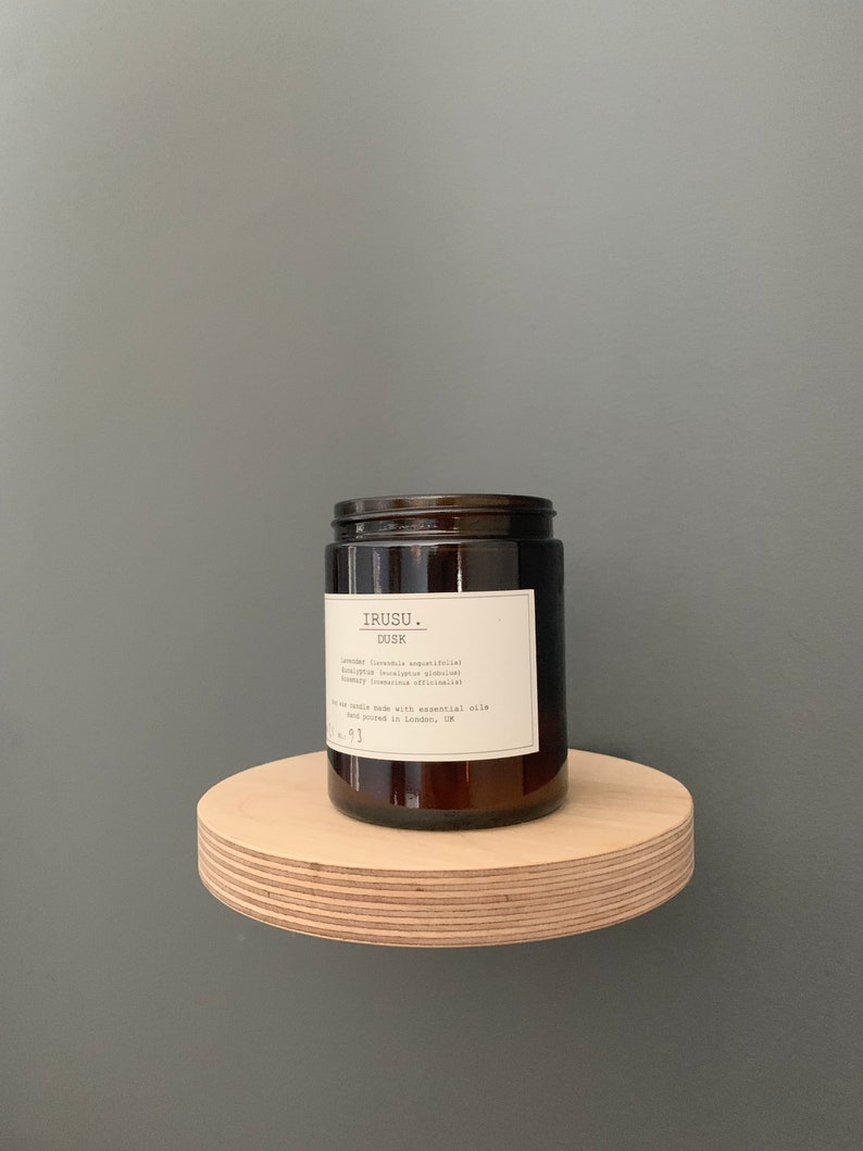 Round Floating Shelf Plywood Minimalist Circular Shelf Etsy UK