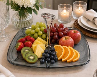 銀メッキ トレイ トレー プレート International silver International Silver Company Silver Plate Ornate Round Tray, New