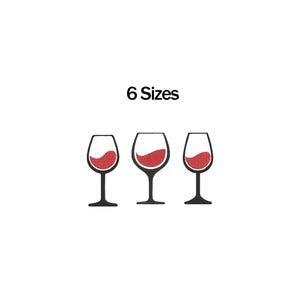 Wine Glasses Embroidery Design, Wine Glass Embroidery, Mini Wine Embroidery, Wine Lovers Embroidery, Mini Embroidery Designs