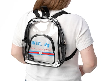 Clear Stadium Bag | Funny Southern Sassy Tote | My Life Your Viewing Party