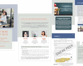 Smarter School Help | ChatGPT for Moms Chapter 2 | Digital eBook Download | Homework Help & Learning Support Guide