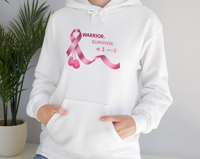 Breast Cancer Warrior Hoodie: Supportive Awareness Apparel