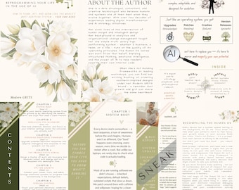 The Human OS | AI-Inspired Self-Development eBook for Women | Rebuild Your Inner Operating System | Growth, Mindset & Modern Productivity