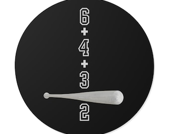 Baseball Double Play Vinyl Stickers: Sports Decor, Team Spirit