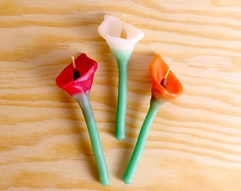 Lily Birthday Candles set of 3