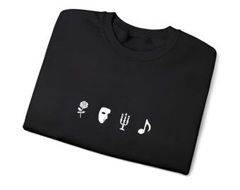 Embroidered Phantom of the Opera Crewneck Sweatshirt