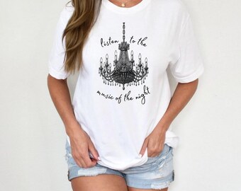 Phantom of the Opera PNG: Gothic T-Shirt Print (Digital Download)