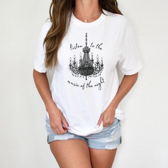 Phantom of the Opera PNG: Gothic T-Shirt Print (Digital Download)