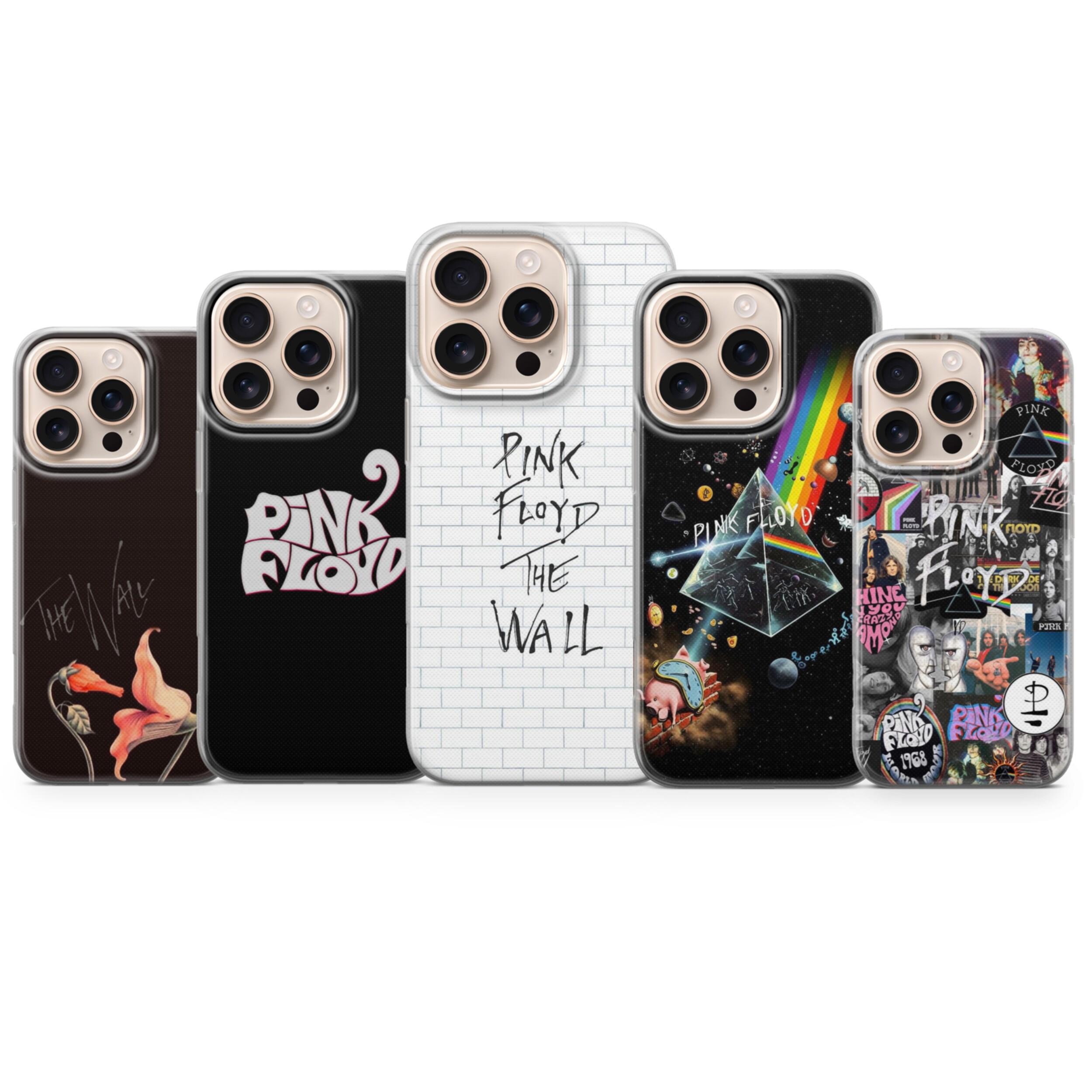 Coque IPhone 16 Pro – Design Pink Floyd – Étui TPU Clip – Neuf – Sans Marque
