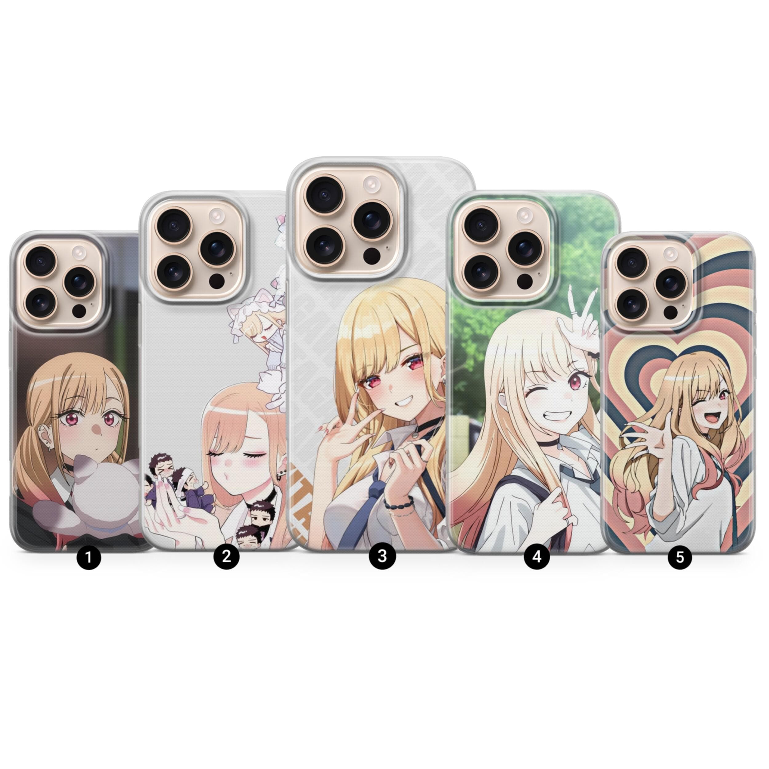 スマホアクセサリー Marin Amazon.com: Akatxezy Marin Kitagawa Anime Character Pink Phone