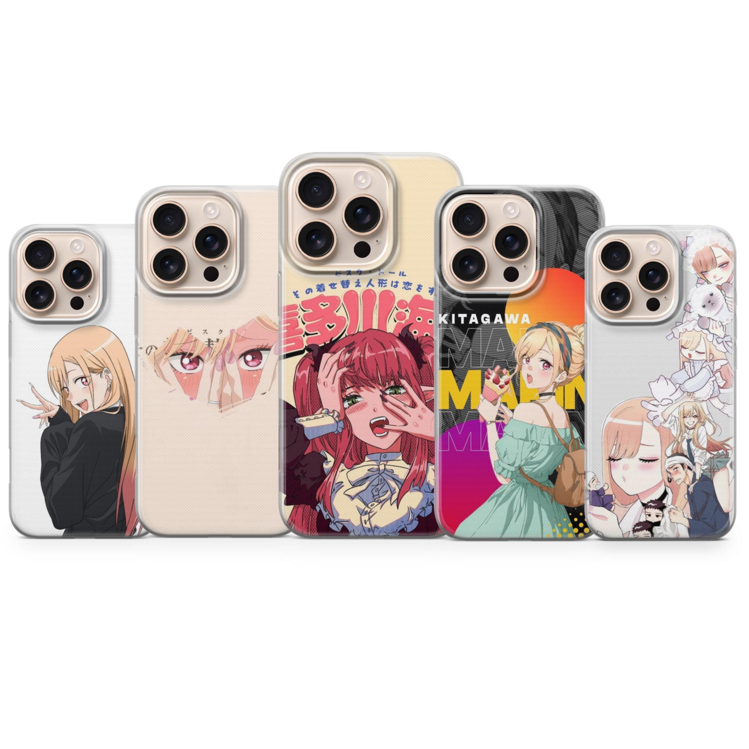 スマホアクセサリー Marin Amazon.com: Akatxezy Marin Kitagawa Anime Tempered Glass Phone