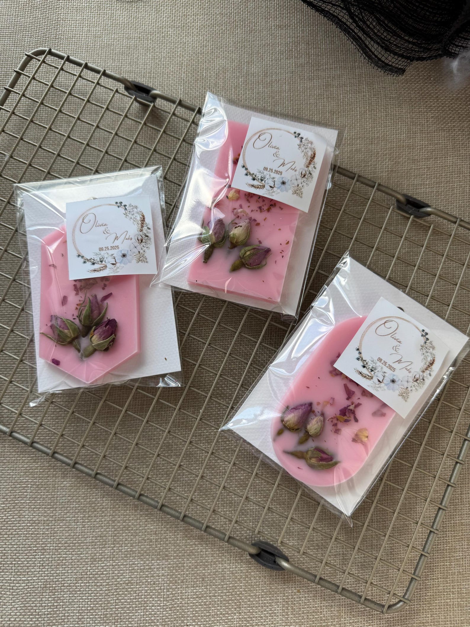 Personalized Wedding Favor Wax Sachets – Custom Colors, Guest Gifts - Etsy