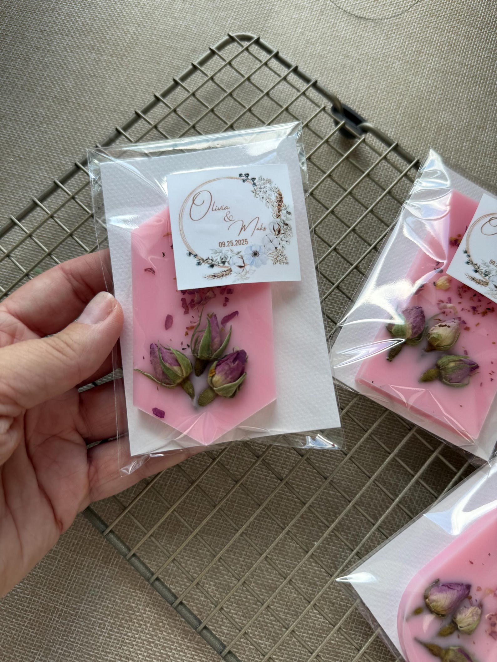 Personalized Wedding Favor Wax Sachets – Custom Colors, Guest Gifts - Etsy
