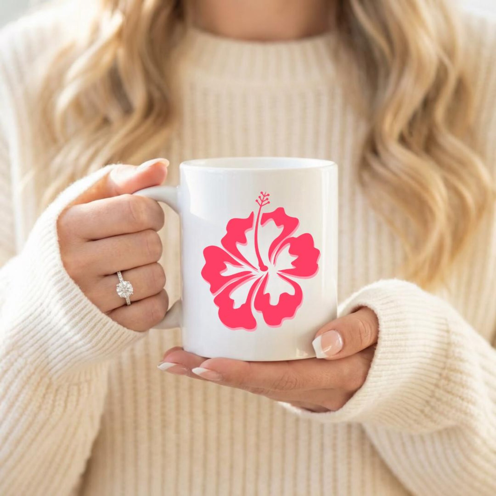 Tropical Hibiscus Flowers SVG Bundle | Hawaiian Floral Clipart (digital ...