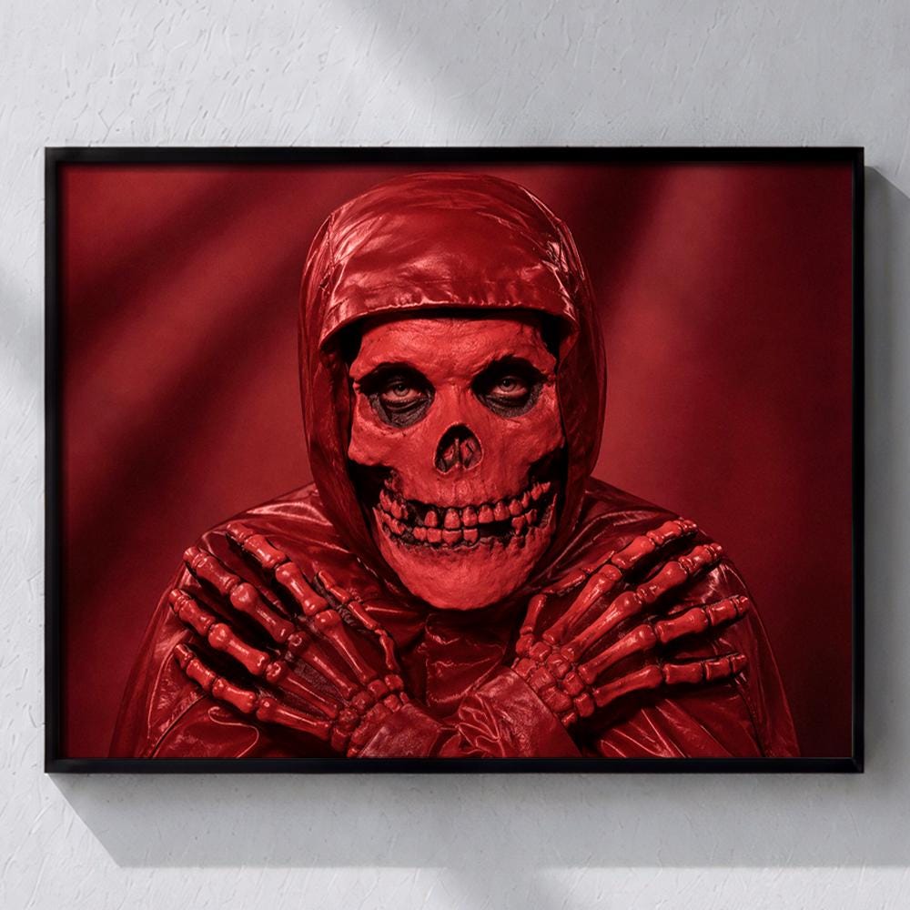 Misfits Crimson Ghost Poster - Etsy