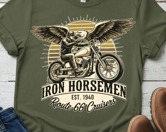 Koszulka dla entuzjasty motocykli, koszulka vintage dla motocyklistów, prezenty dla motocyklistów