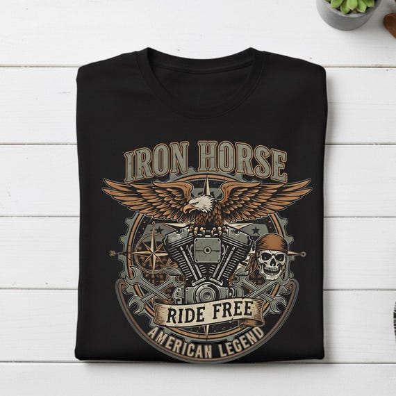 Motorcycle Enthusiast T-Shirt, Vintage Biker Tee, Motorcycle Gifts