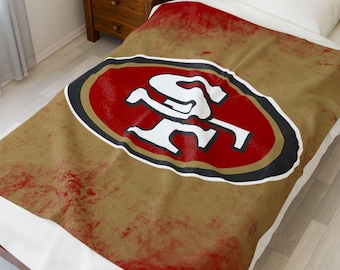 San Francisco 49ers pluche deken - zachte decoratieve plaid