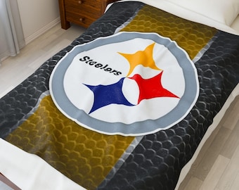 Pittsburgh Steelers Plush Blanket - Soft Decorative Throw