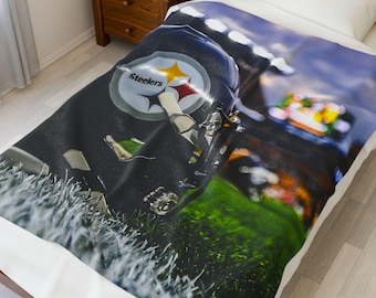 Pittsburgh Steelers Plush Blanket - Soft Decorative Throw