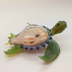 Blown Glass Green Sea Turtle image 4