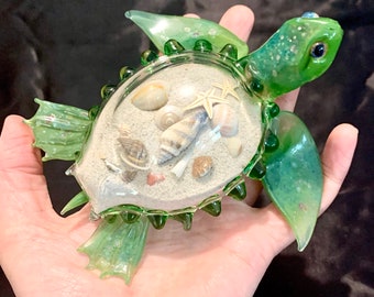 Blown Glass Sea Turtle