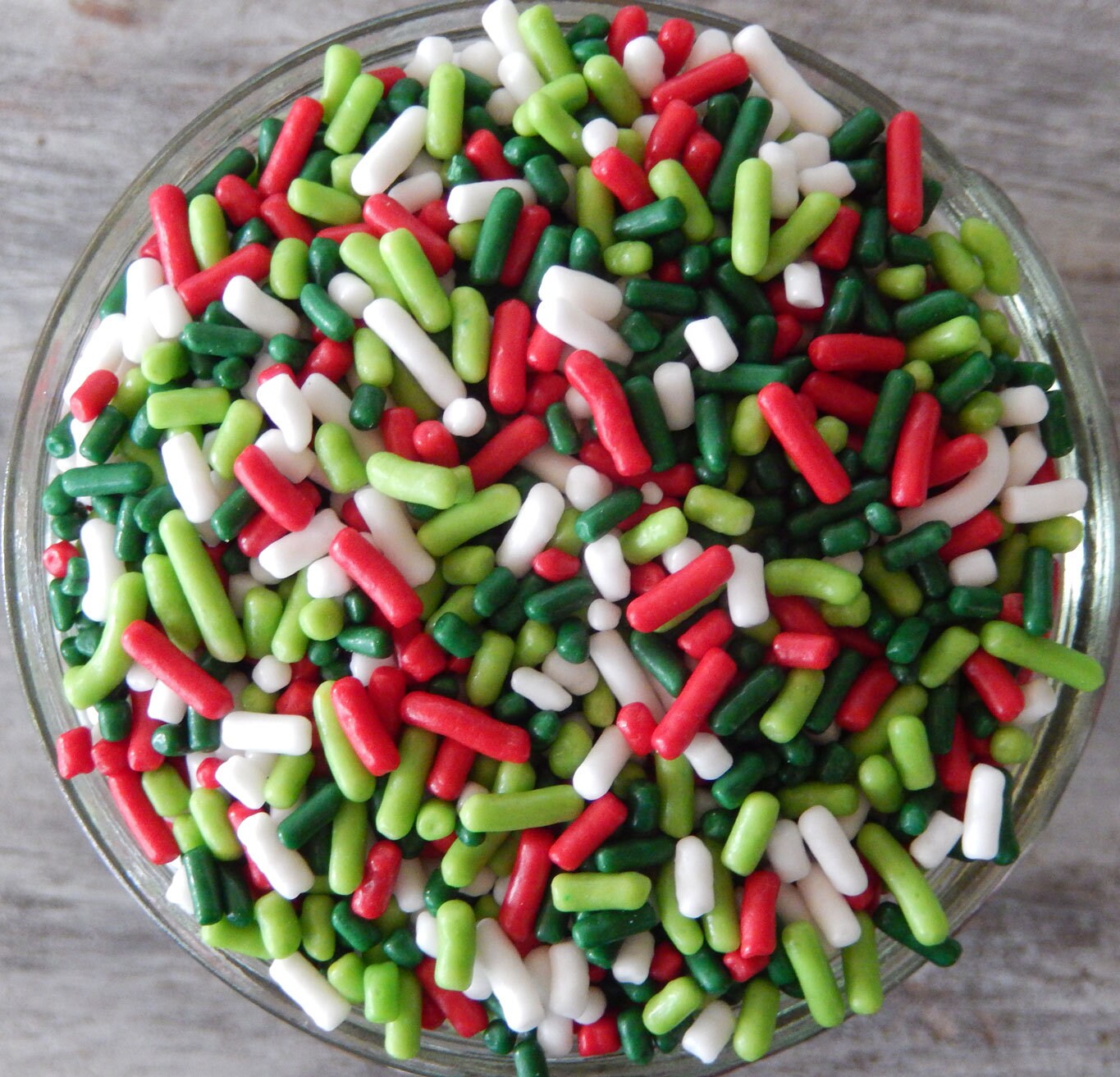 Sprinkles 6 oz Modern Christmas Jimmies Mix green lime Etsy