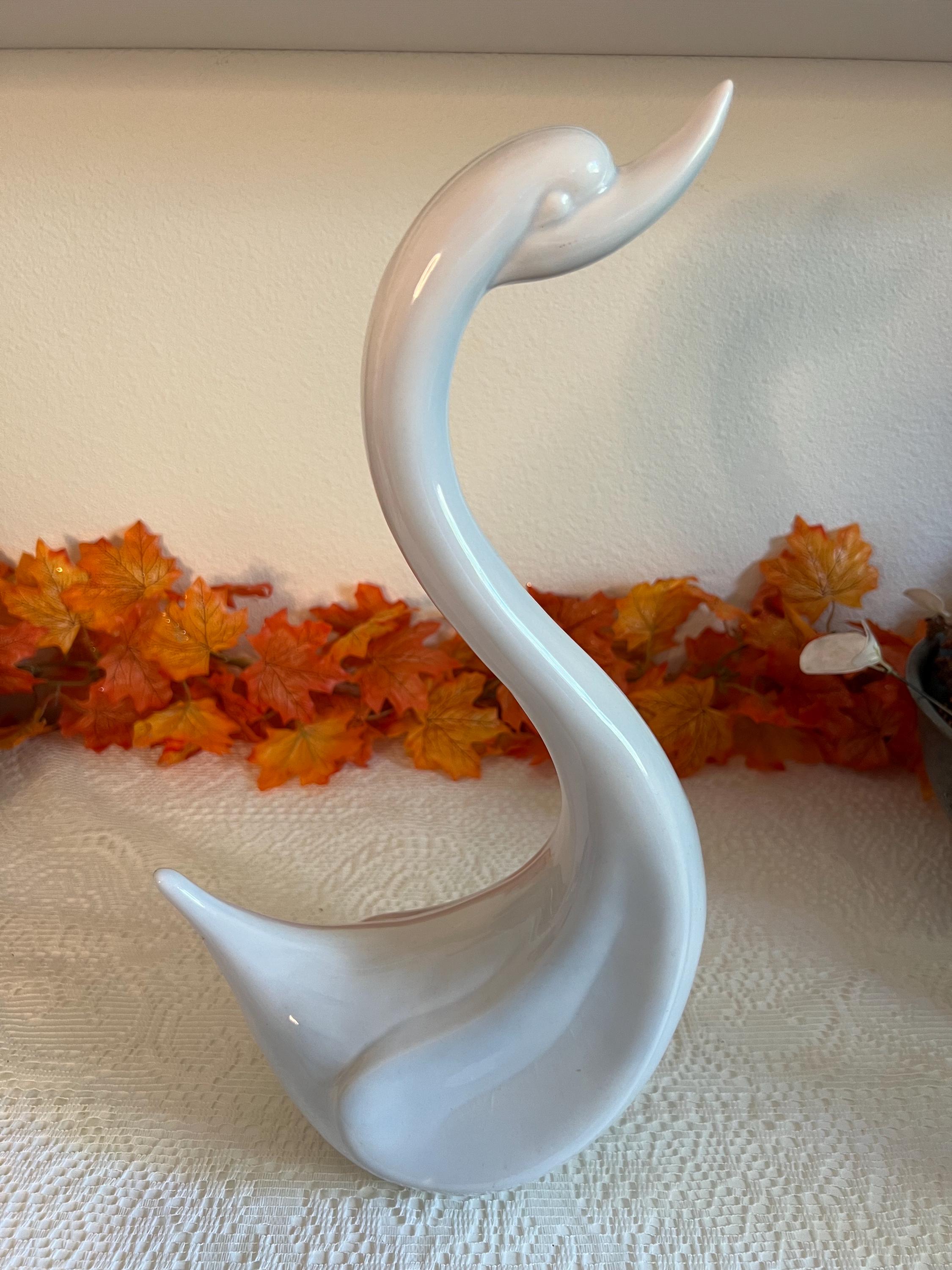 Ceramic Vintage Swan - Etsy