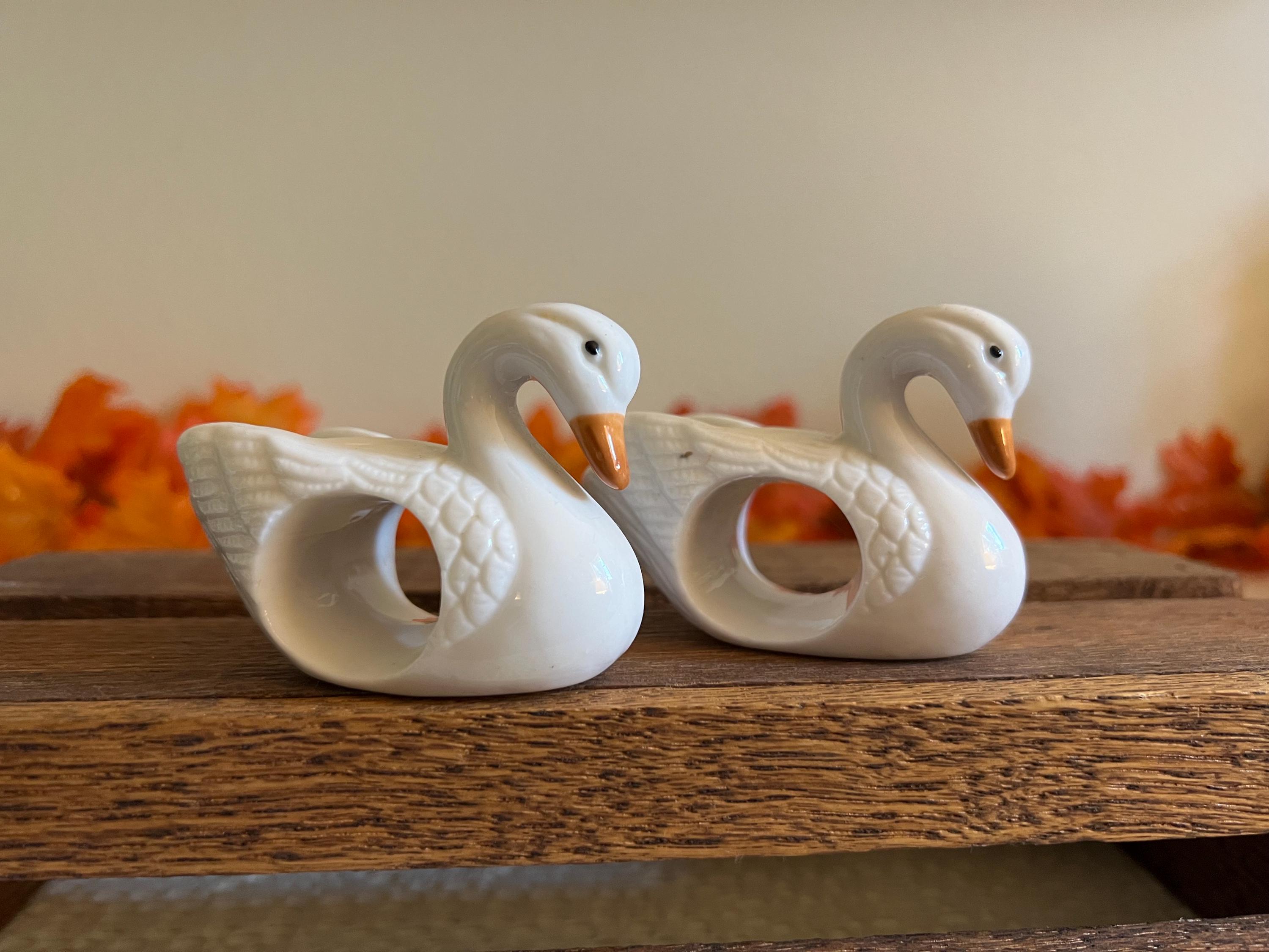 Italian Ceramic Swan - Etsy