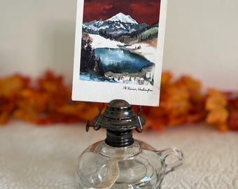 Vintage Lamplight Farms Glass Oil Lamp Base