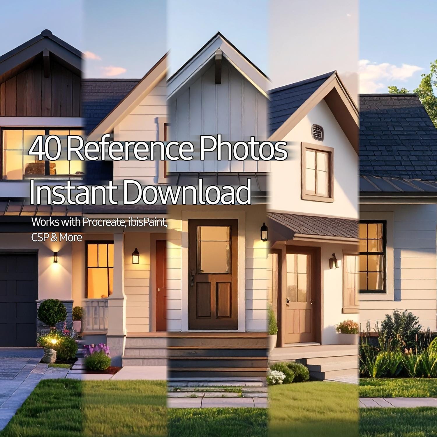 Digital Art Reference Pack – 40 JPG Images for Drawing Practice ...