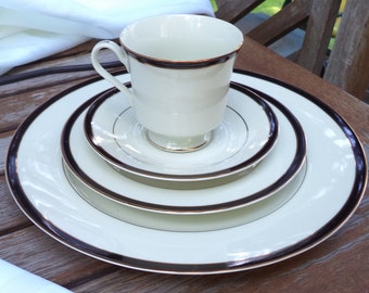 Pfaltzgraff Tea Rose 7 1/4" Serving Bowl Basket Weave