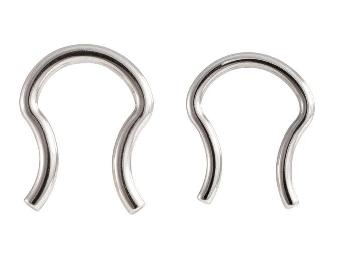Septum Body Jewelry Basic 316L Surgical Steel Retainer for Septum Piercing bodyjewelryretainerstore.com