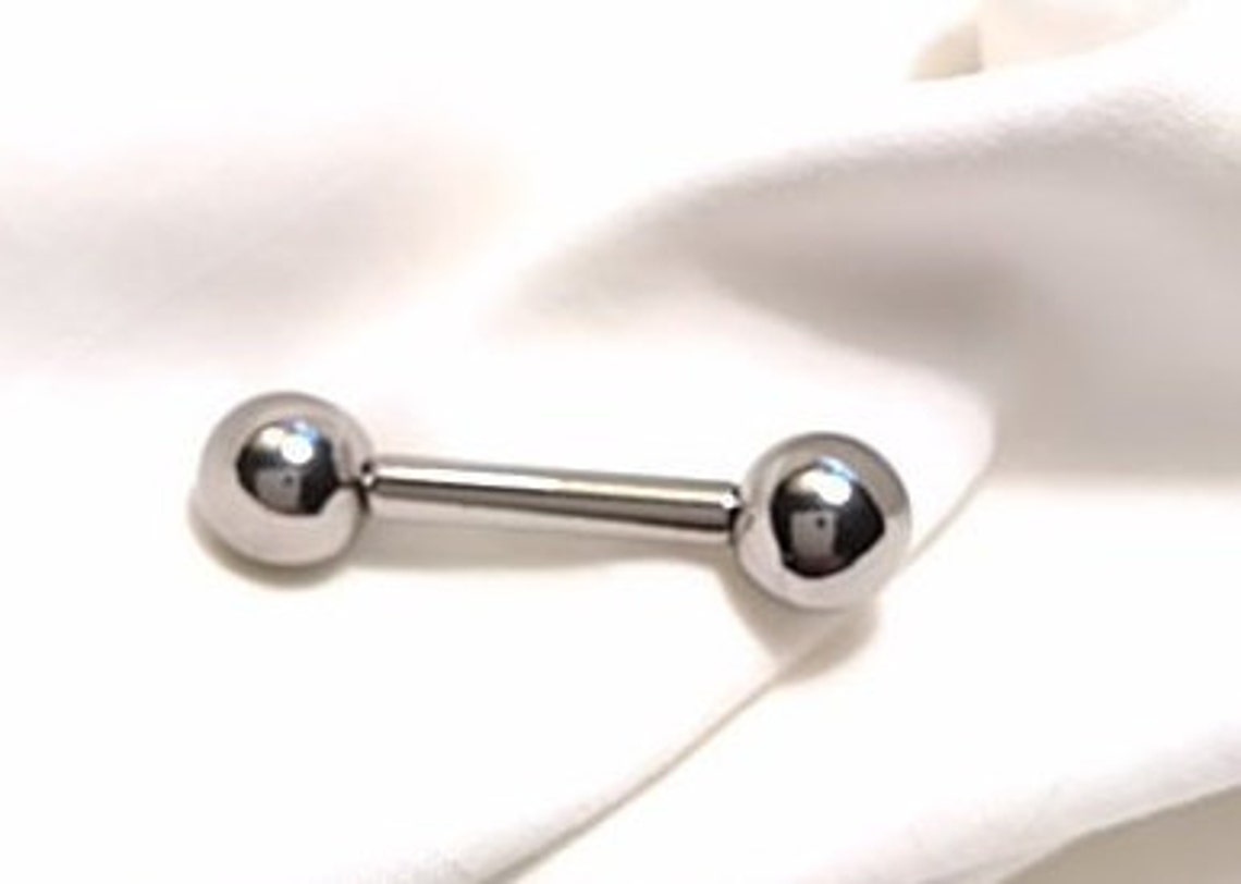Large Gauge Tongue Rings 8G 4G 2G 316L Surgical Steel Etsy