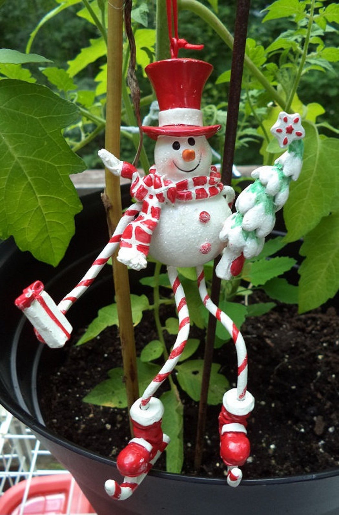 Christmas Decoration Christmas Ice Skating Snowman Ornament Festive